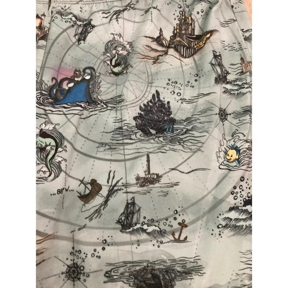 Disney Nautical Map Print Lounge Pants 4XL - Picture 6 of 10